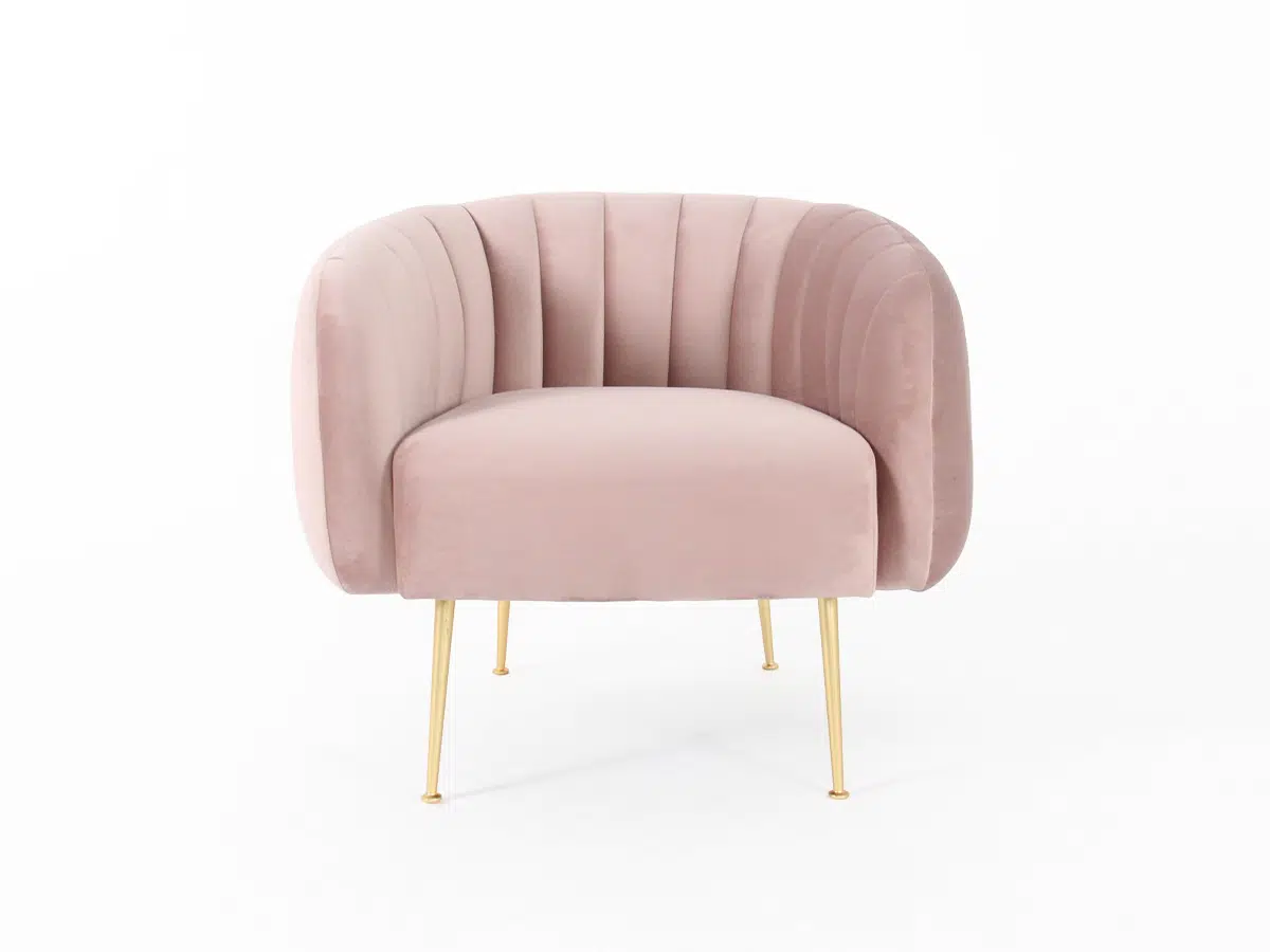 Frida Lounge Chair Blush
