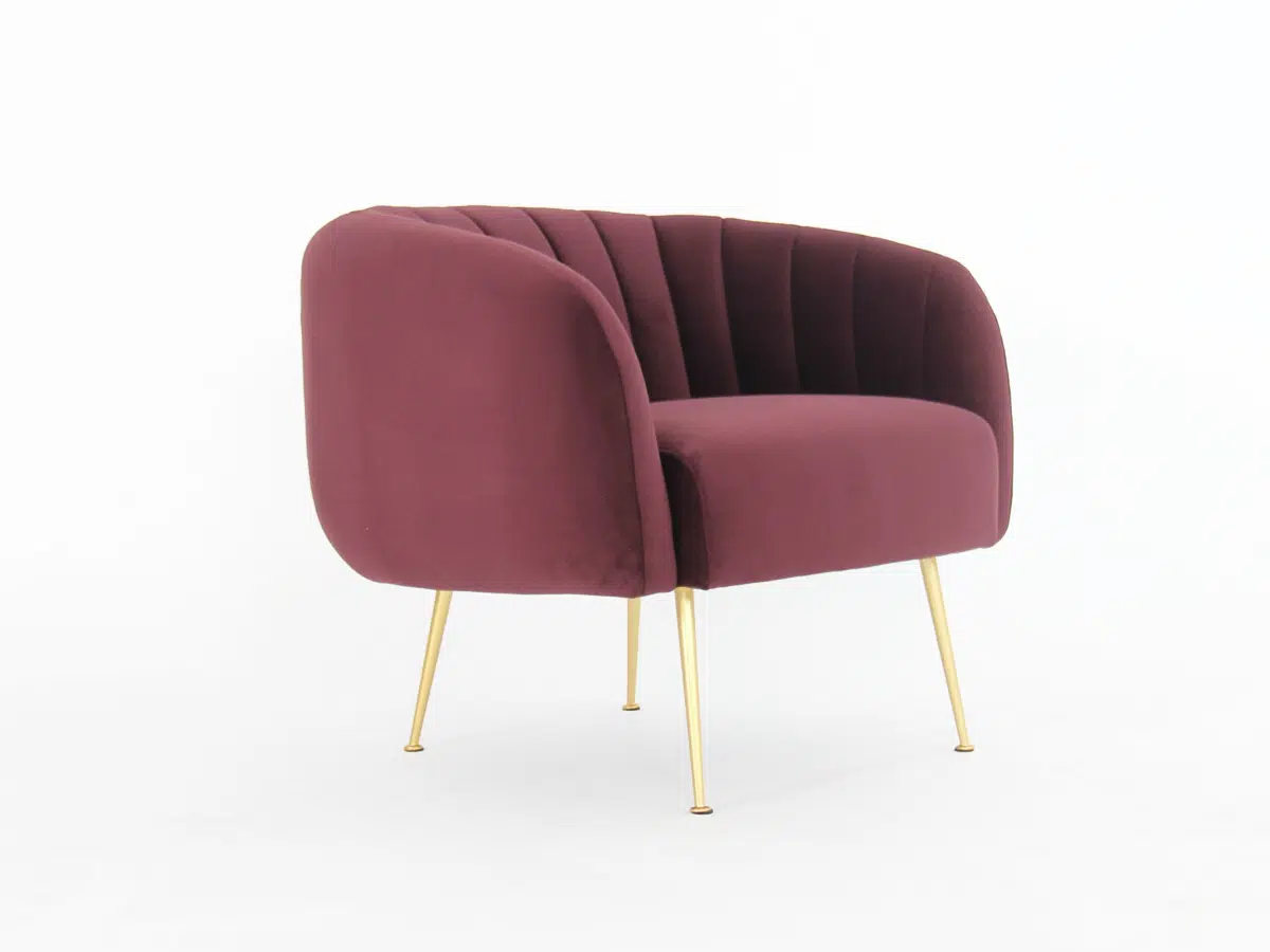 Frida Lounge Chair Plum