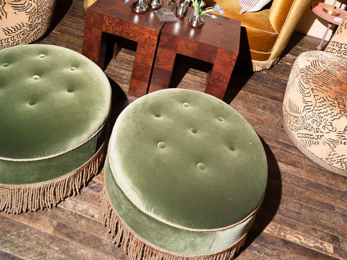 Lola Ottoman Olive
