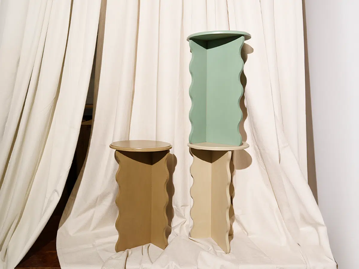 Ripple Side Table Camel