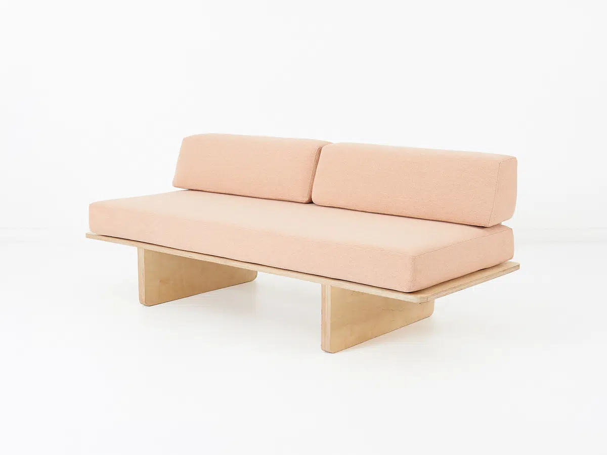 Supply Sofa Pink Tweed