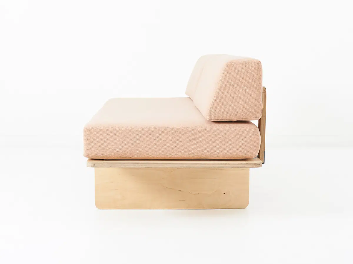Supply Sofa Pink Tweed