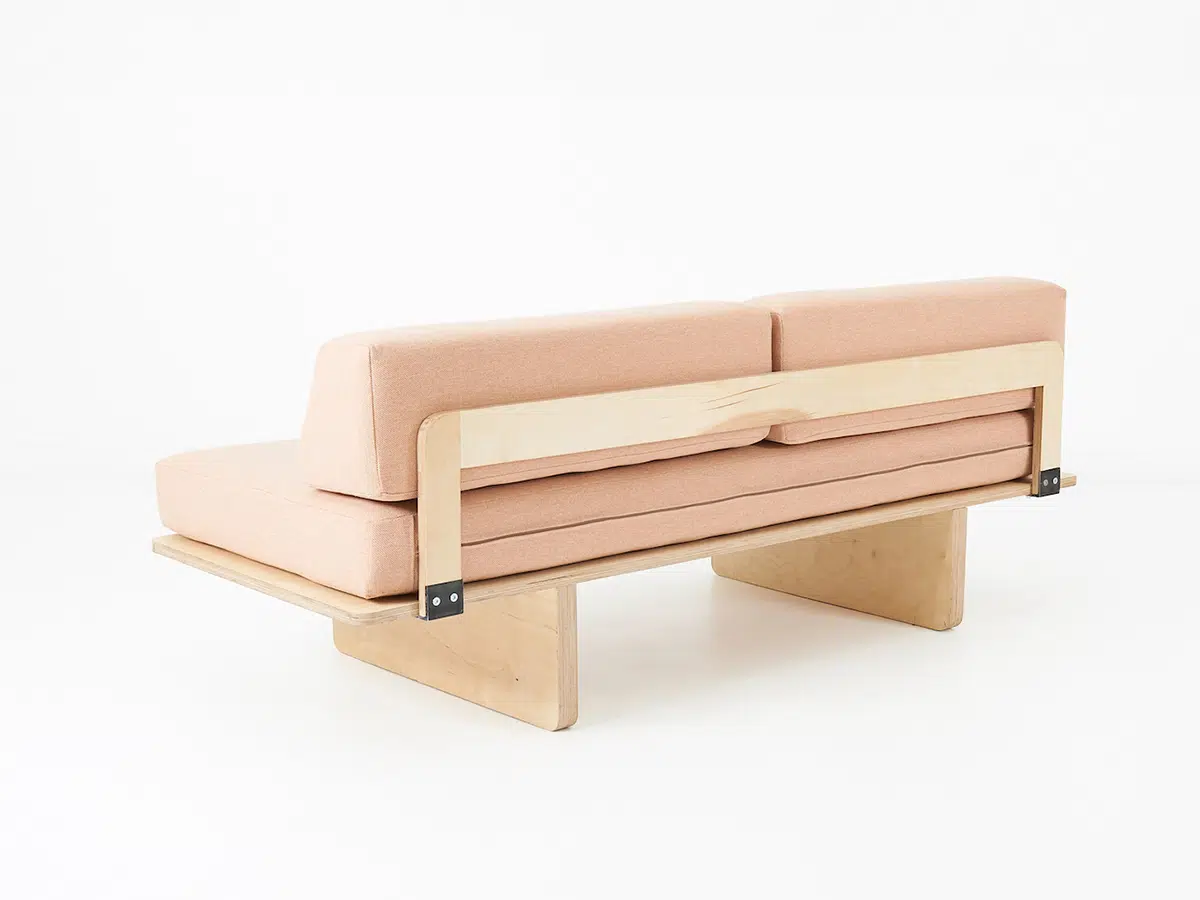 Supply Sofa Pink Tweed