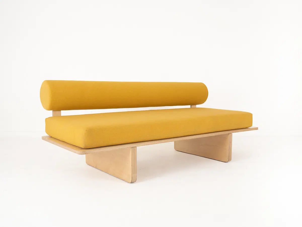 Supply Sofa Bold in Mustard