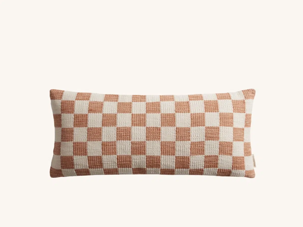Big Check Pillow