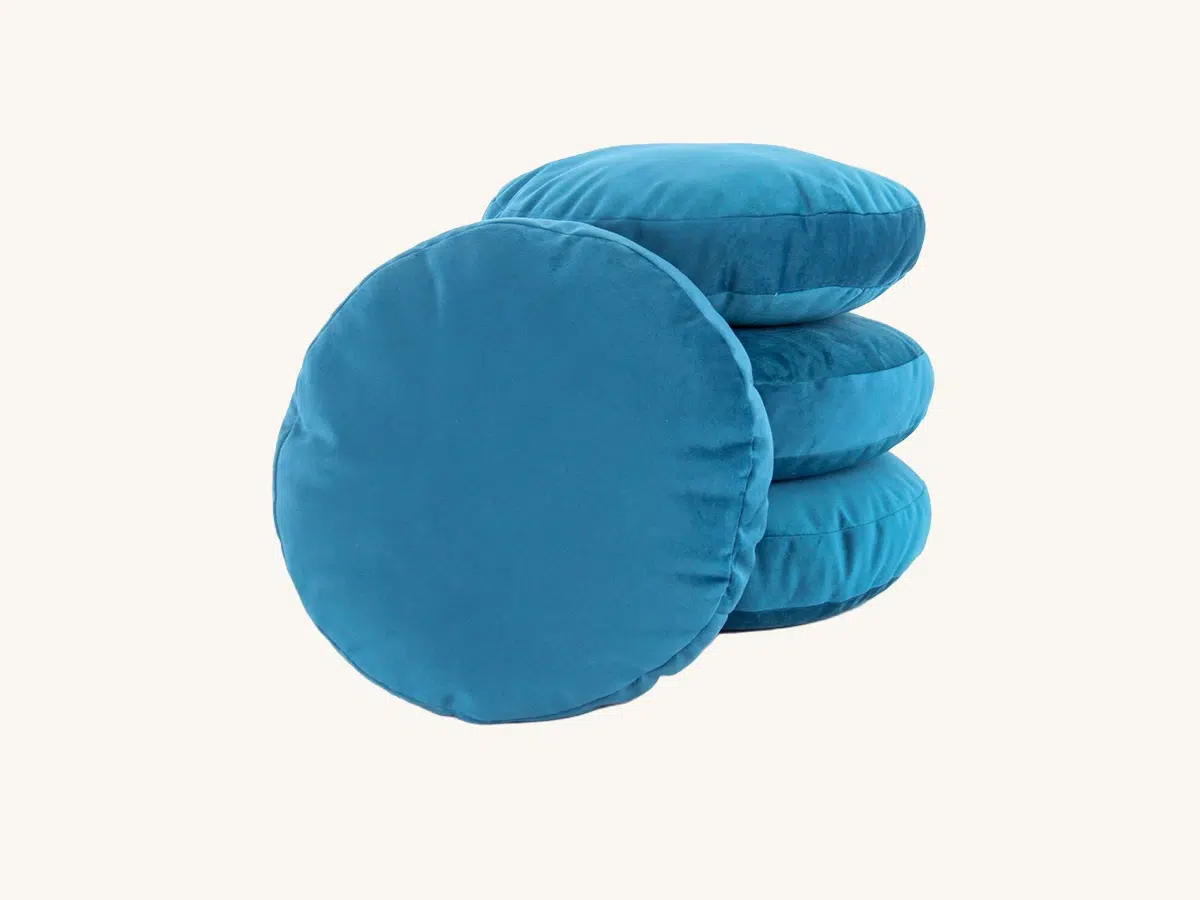 Tay Circle Pillow Electric Blue