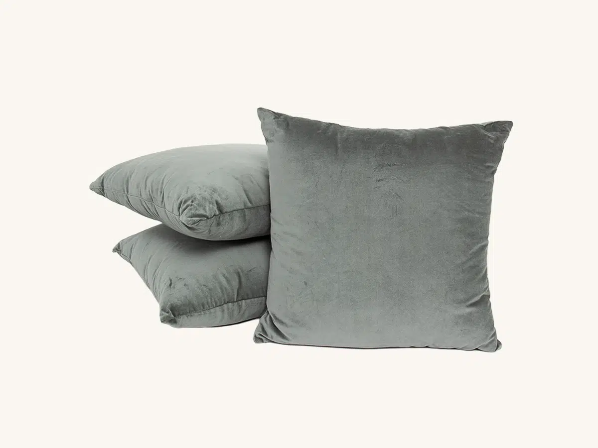 Eucalyptus Velvet Square Pillow
