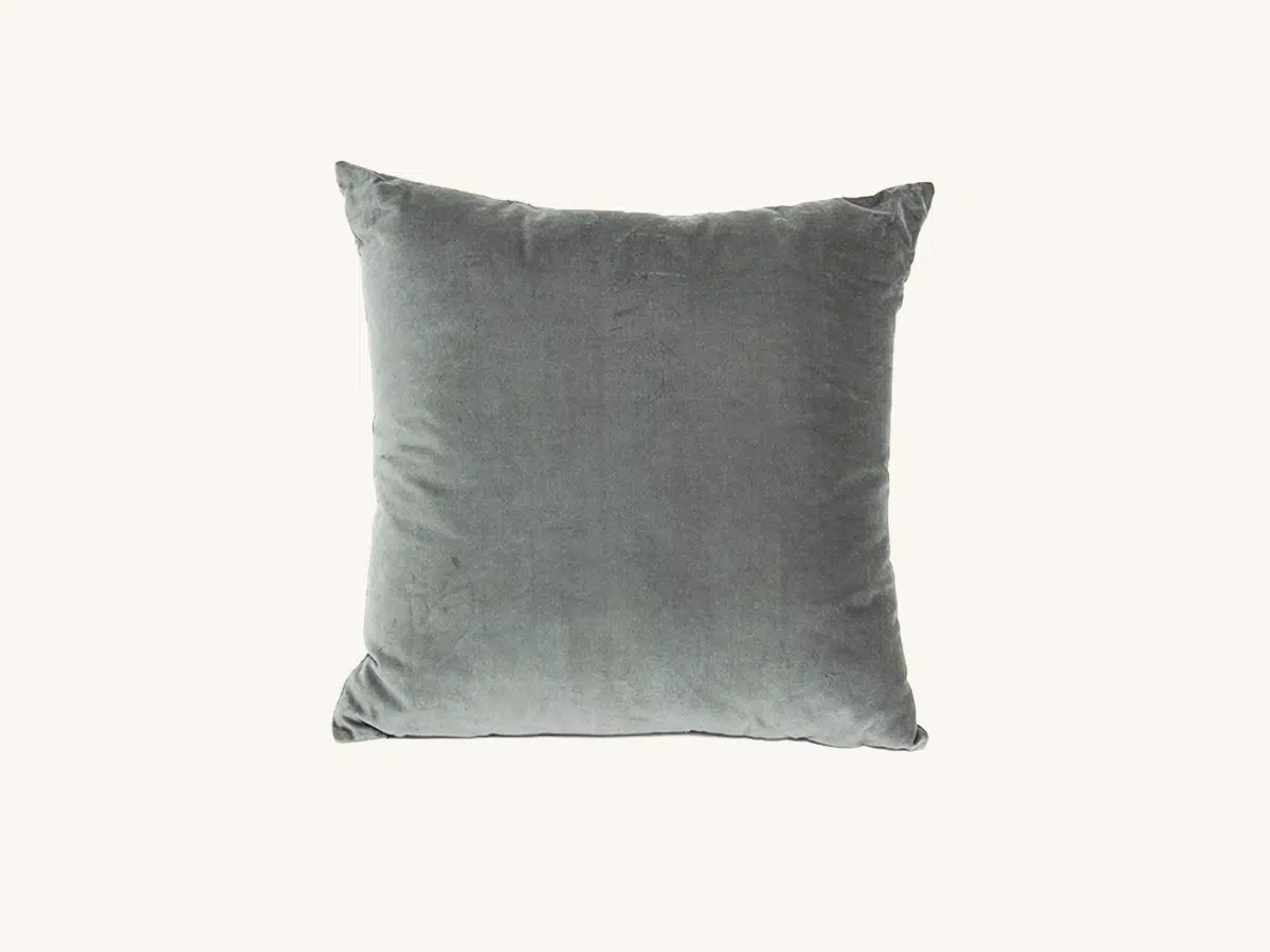 Eucalyptus Velvet Square Pillow