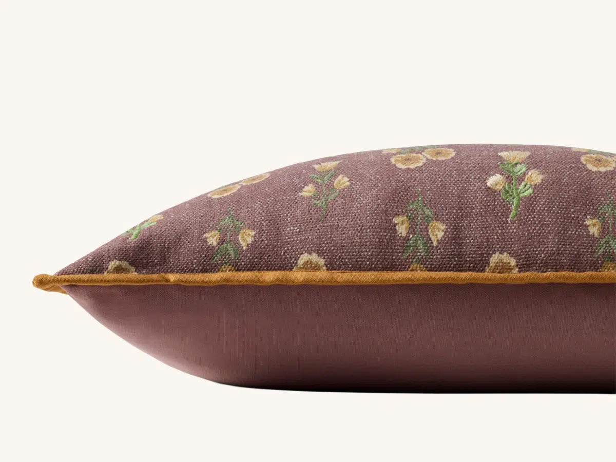 Folklore Embroidered Pillow