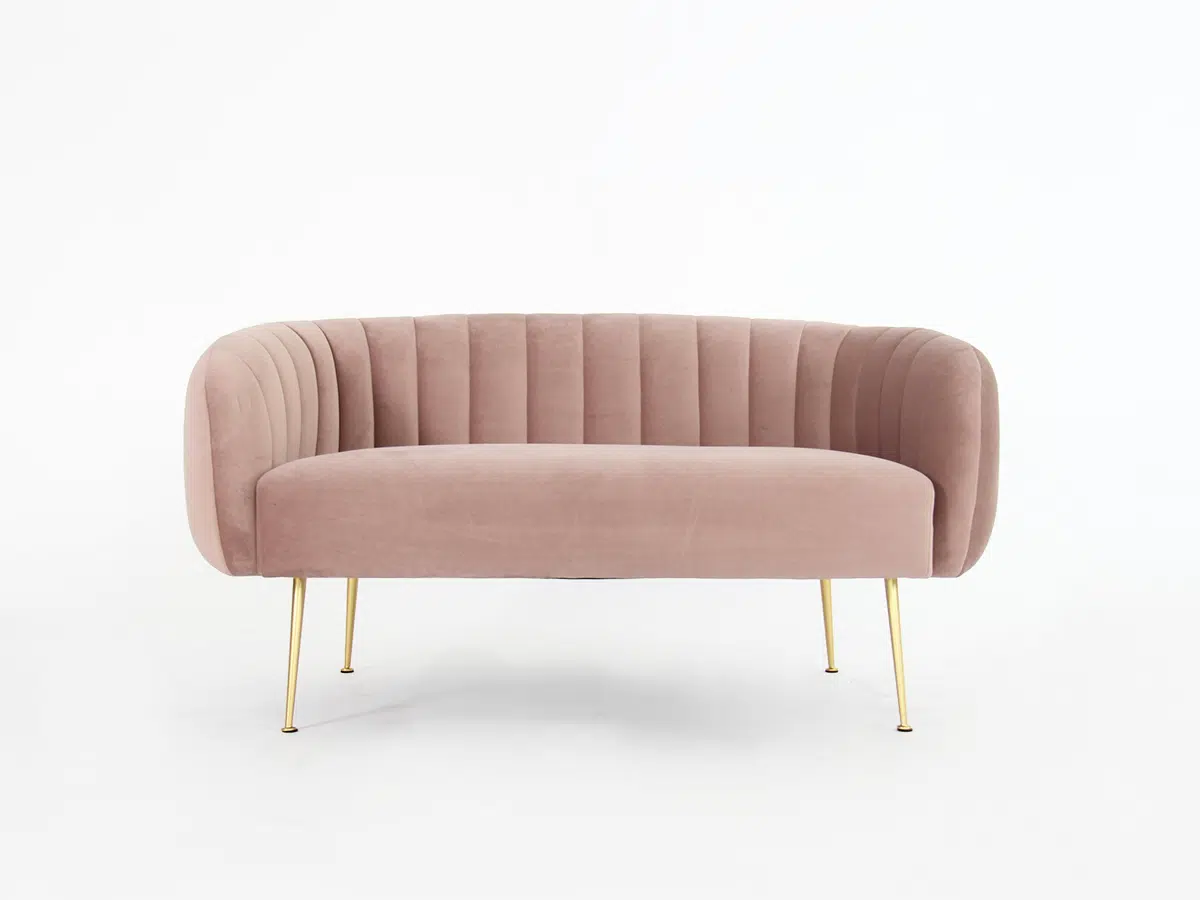 Frida Settee Blush