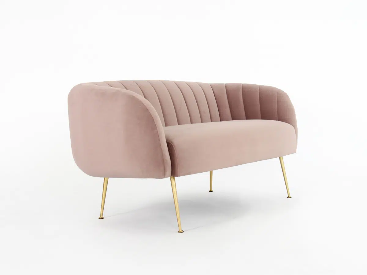 Frida Settee Blush