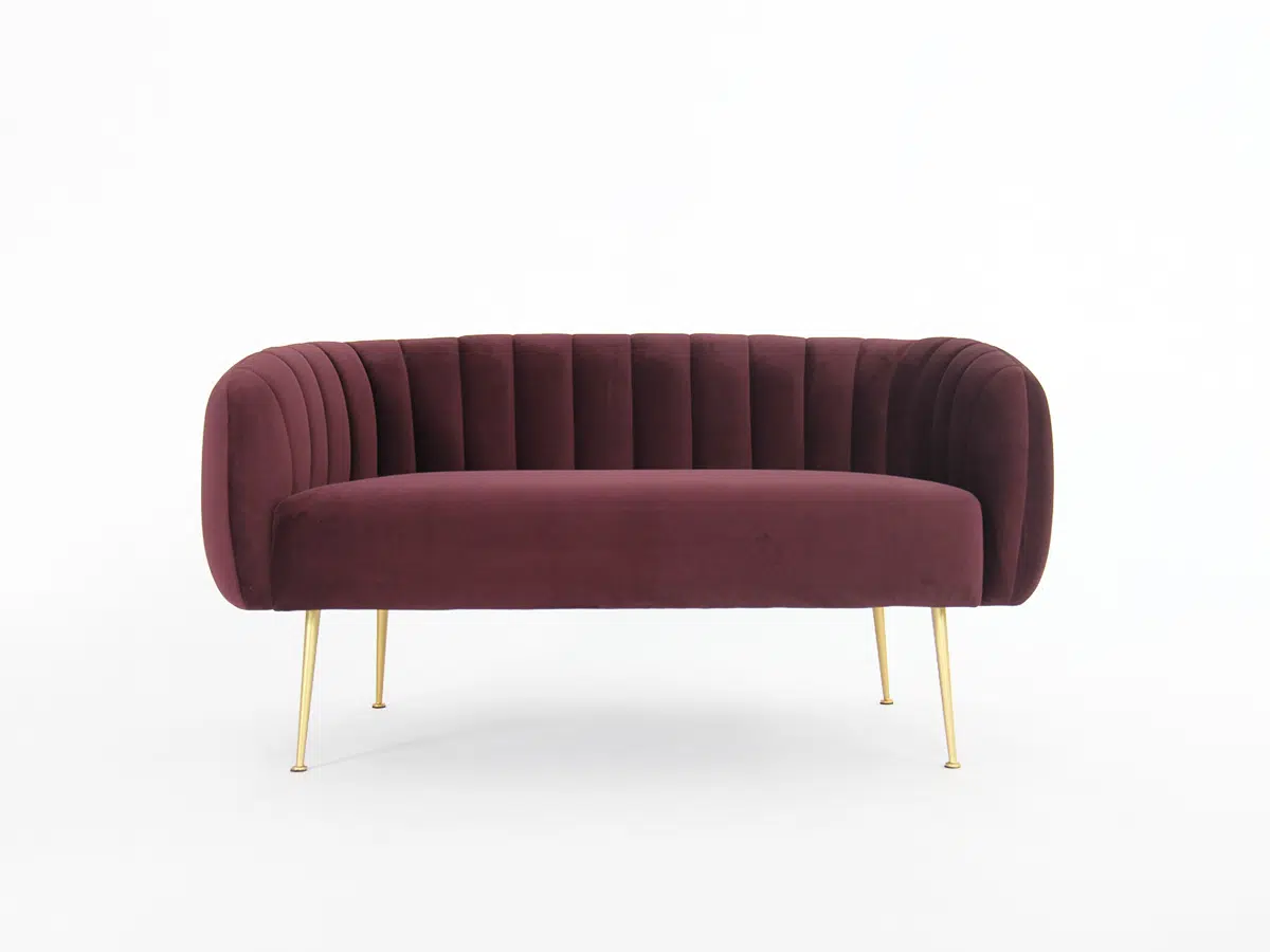 Frida Settee Plum