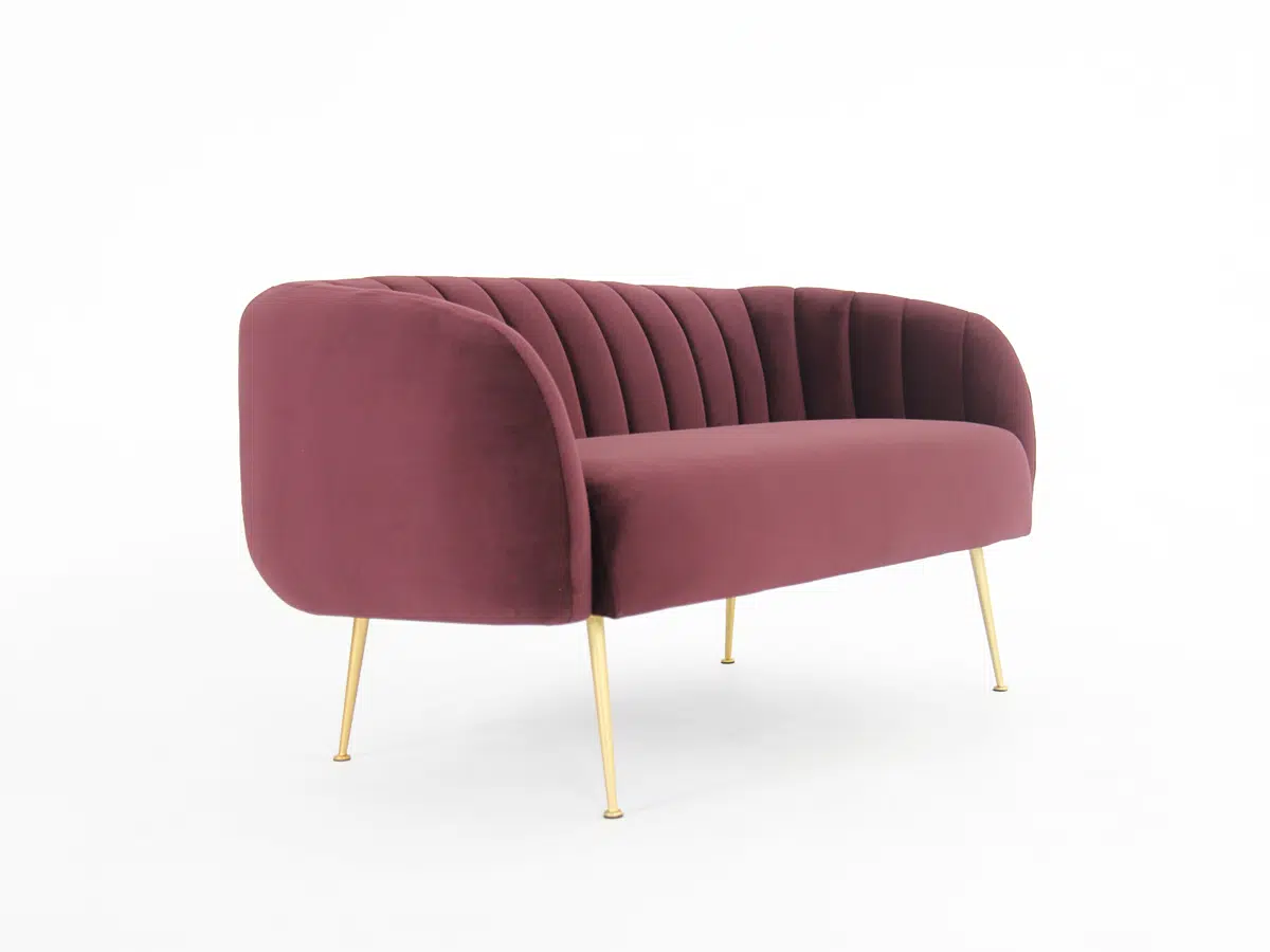 Frida Settee Plum