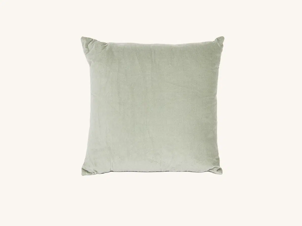 Jade Velvet Square Pillow
