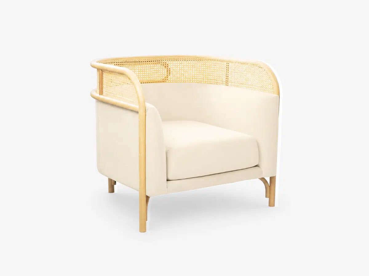 Mae Lounge Chair Cream