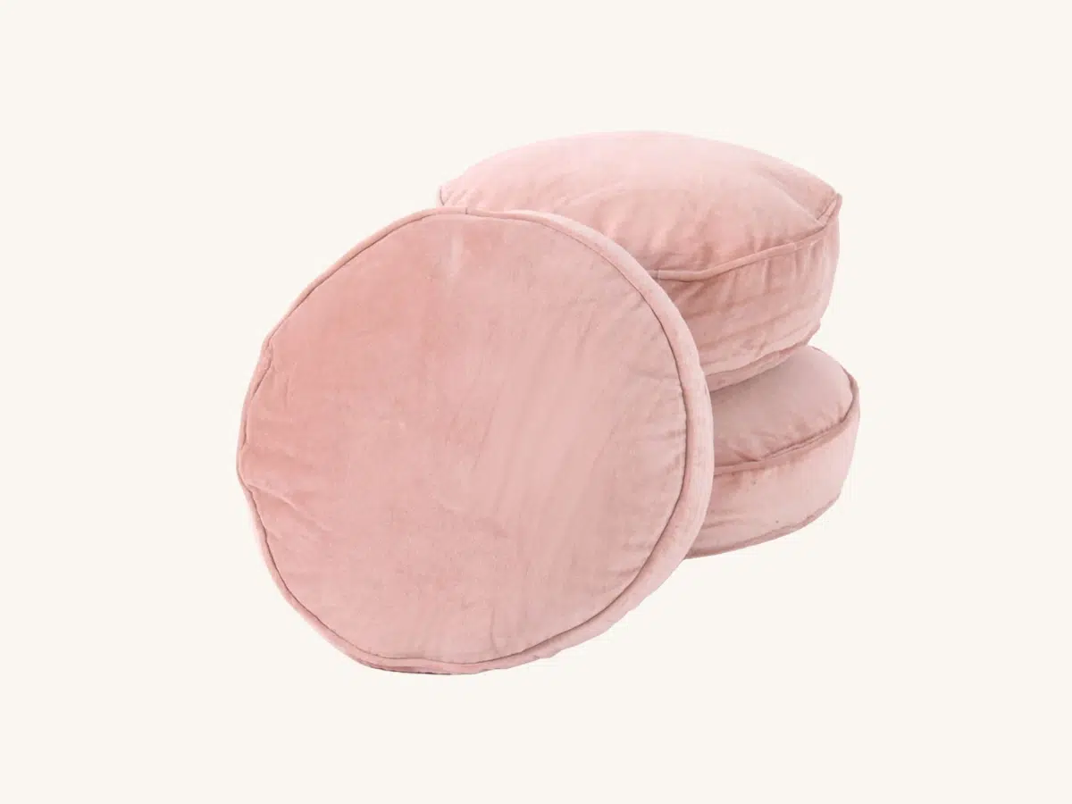 Puff Velvet Pillow Blush
