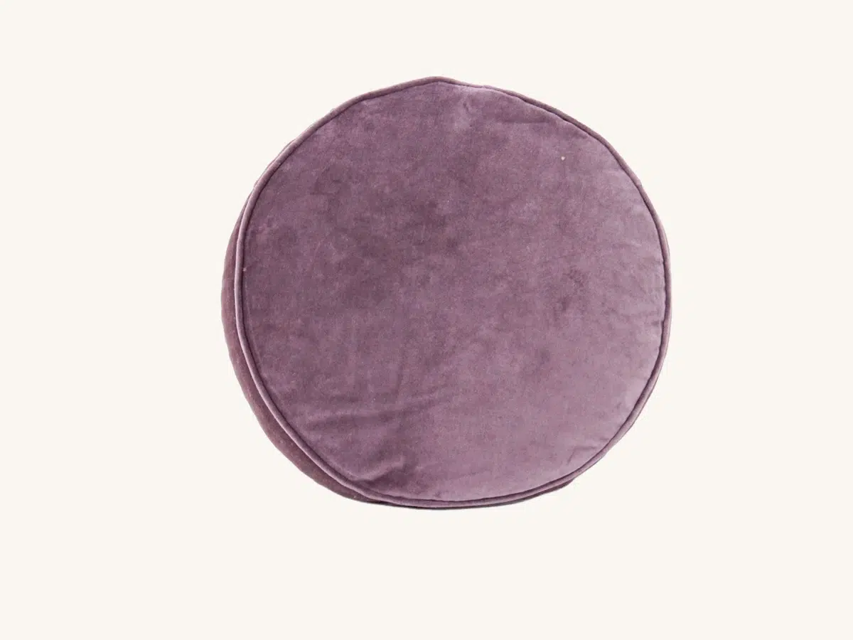 Puff Velvet PIllow Purple