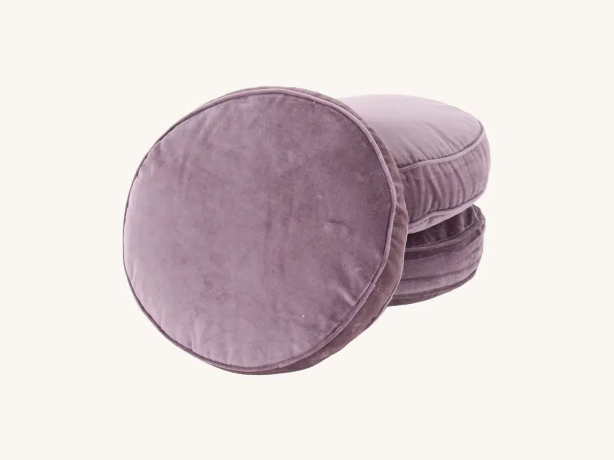 Puff Velvet PIllow Purple