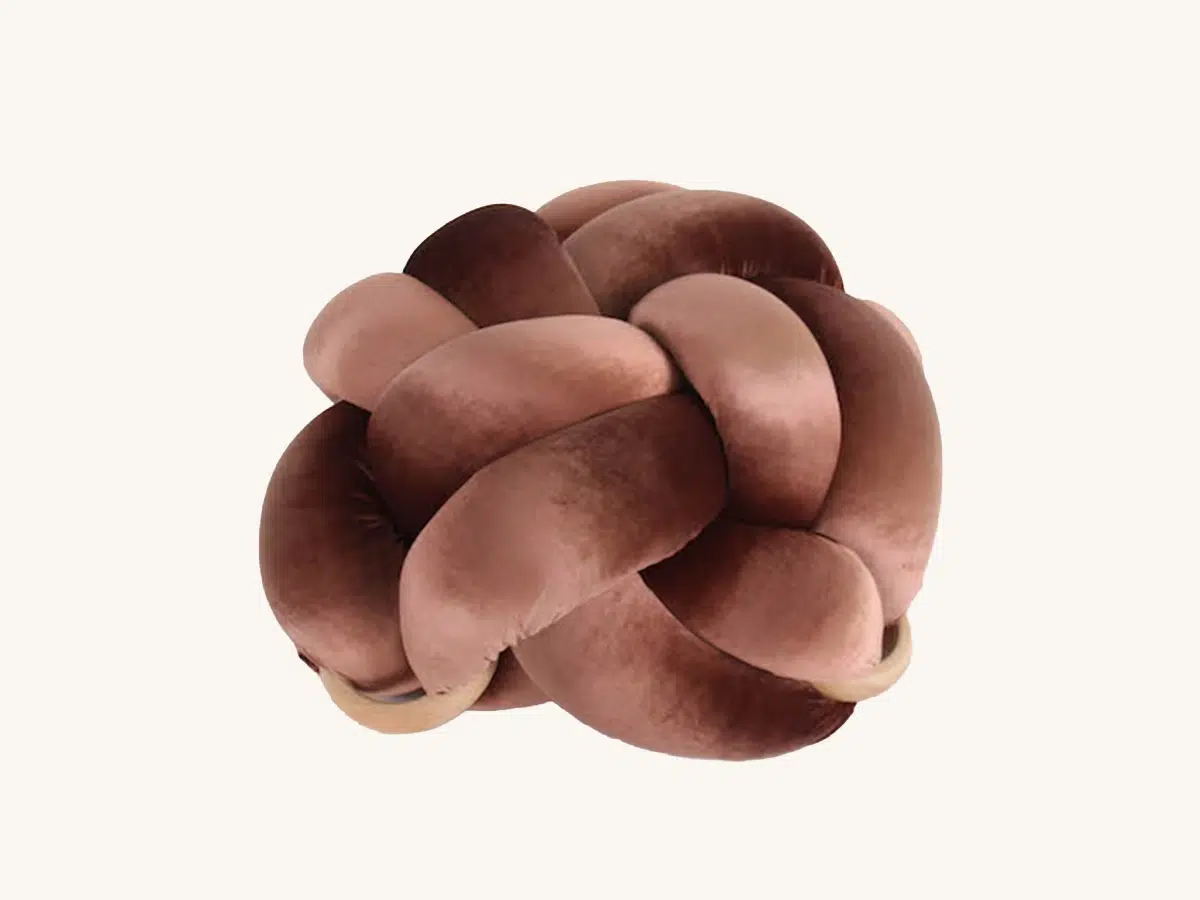 Rust Knot Floor Pillow Set of 2