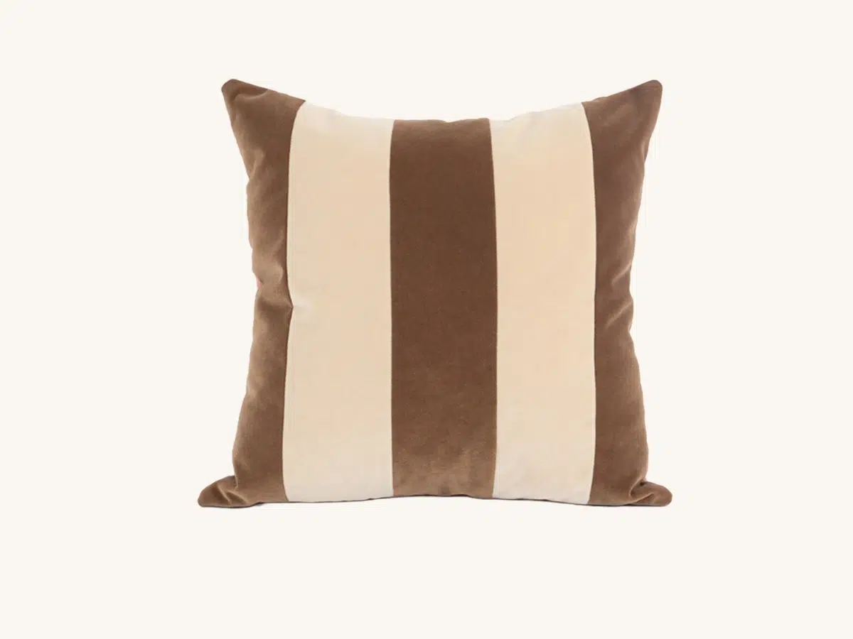 Reed Stripe Velvet Pillows Set of 3