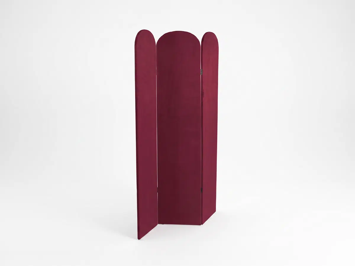 Wave Room Divider Berry