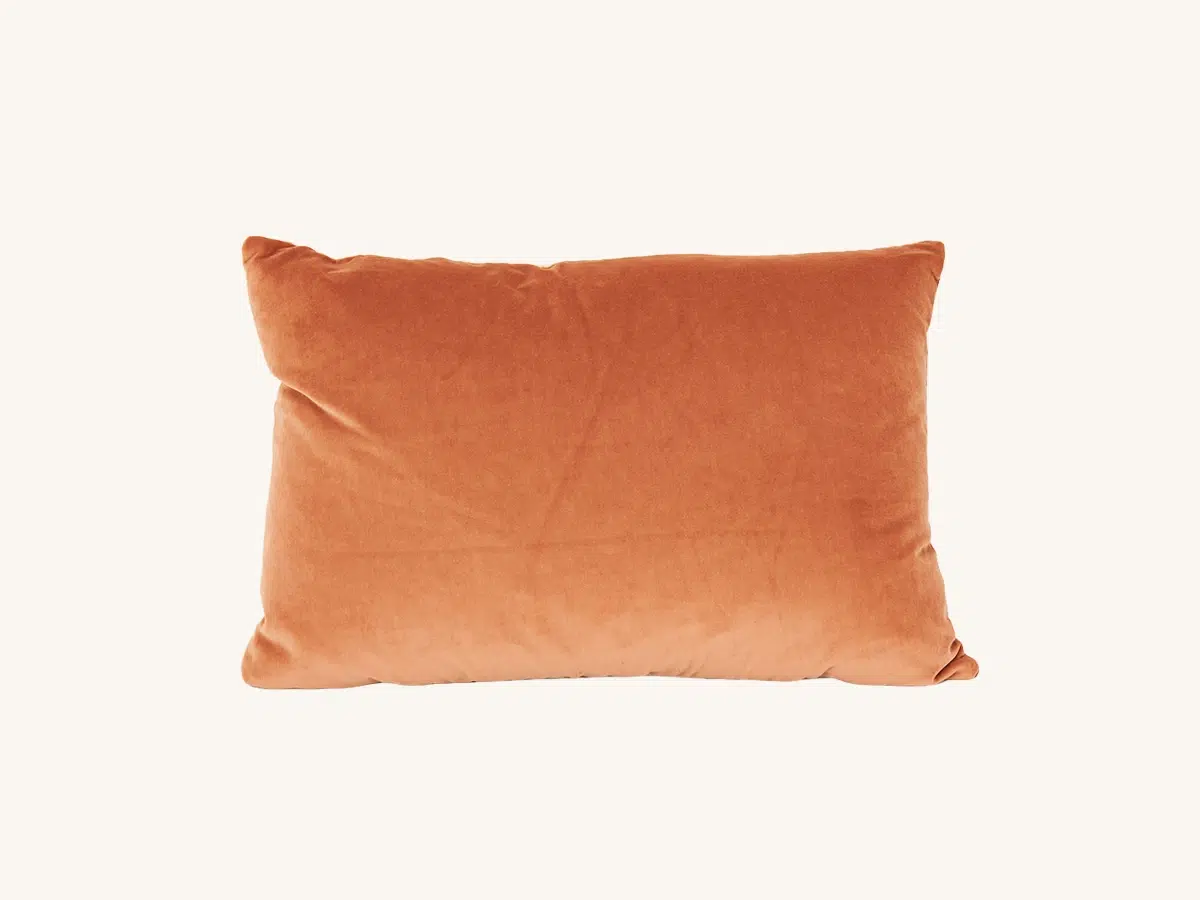 Blush Zig Zag Lumbar Pillow