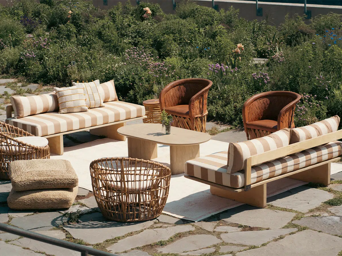 Supply Sofa Reed Stripe